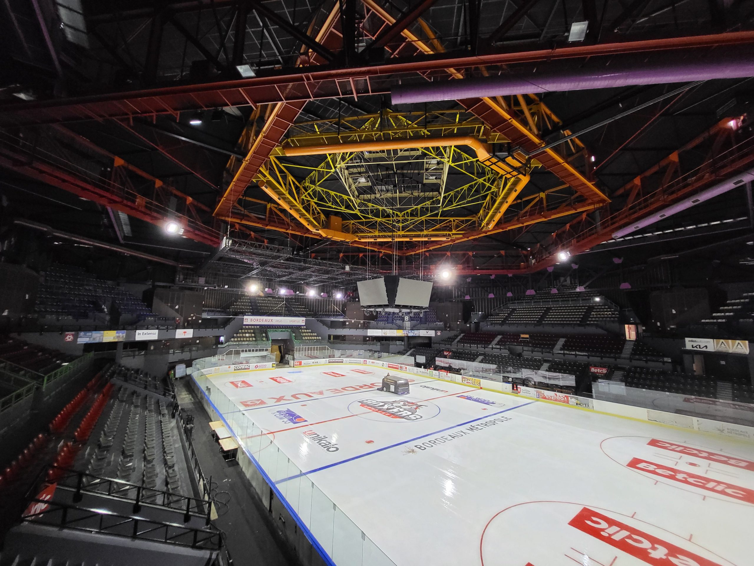 Installation sonorisation patinoire